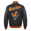 Baltimore Orioles Classic Rib Retro Varsity Jacket Baltimore Orioles Classic Rib Retro Varsity Jacket product image