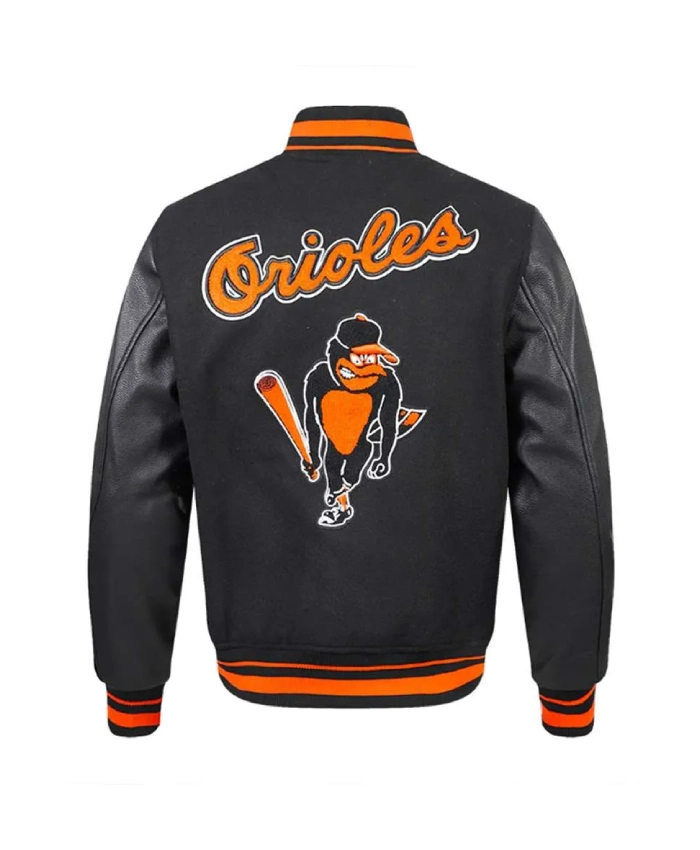 Baltimore Orioles Classic Rib Retro Varsity Jacket Baltimore Orioles Classic Rib Retro Varsity Jacket product image