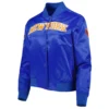 Classics NY Knicks Royal Satin Jacket product image