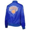 Classics NY Knicks Royal Satin Jacket product image