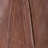 Kandis Women's Cognac Brown Leather Car Coat product image