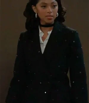 Colby Muhammad Beyond The Gates Black Studded Coat product image