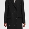Colby Muhammad Beyond The Gates Black Studded Coat product image