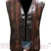Crocodile Dundee 1986 Michael Dundee Leather Vest Crocodile Dundee 1986 Michael Dundee Leather Vest product image
