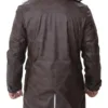 Men's Dark Brown Sherpa Coat product image