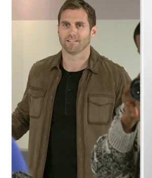 Derek Baldwin Beyond the Gates Brown Suede Shacket product image