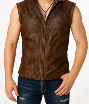 Descendants 2 Dylan Playfair Cosplay Leather Vest product image