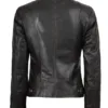 Dodge Women's Rub Off Brown Vintage Leather Jacket product image