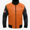 Dragon Ball Z Goku Orange Leather Jacket product image