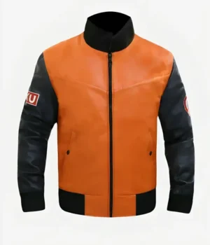 Dragon Ball Z Goku Orange Leather Jacket product image