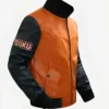 Dragon Ball Z Goku Orange Leather Jacket Dragon Ball Z Goku Orange Leather Jacket product image