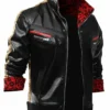 Final Fantasy VII Remake Leslie Kyle Black Leather Jacket Final Fantasy VII Remake Leslie Kyle Black Leather Jacket product image