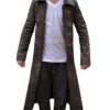Frontier Declan Harp Black Leather Coat product image