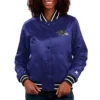 Full Count Baltimore Ravens Purple Satin Jacket product image