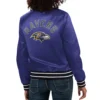 Full Count Baltimore Ravens Purple Satin Jacket product image