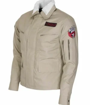 Ghostbusters Beige Cotton Jacket With Logo product image