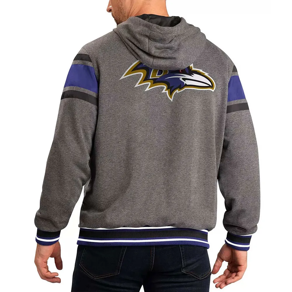 Gray Baltimore Ravens Extreme Hoodie Gray Baltimore Ravens Extreme Hoodie product image