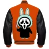 Halloween Labubu Ghostface Varsity Jacket product image