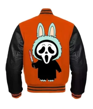 Halloween Labubu Ghostface Varsity Jacket product image