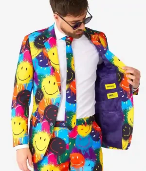 Halloween Smiley Drip Suit product image