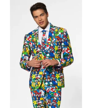 Halloween Super Mario All Over Print Suit product image