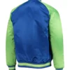 Hardwood Classics Reload 3.0 Atlanta Hawks Royal Blue/Green Jacket product image