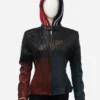 Harley Quinn Daddy’s Lil’ Monster Quilted Black Jacket product image