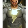 Injustice 2 Black Adam Grey Leather Jacket product image