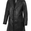 Jackson Men's Black 3/4 Length Real Leather Car Coat product image