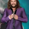 Jason Momoa Joker Suiting Purple Blazer product image
