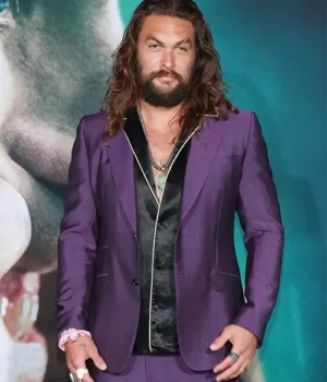 Jason Momoa Joker Suiting Purple Blazer product image