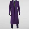 Joaquin Phoenix Joker Suede Leather Trench Coat product image