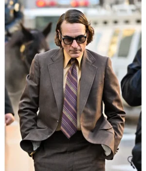 Joker Folie a Deux 2024 Arthur Fleck Brown Suit product image