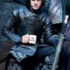 Jon Snow Game Of Thrones Costume Belted Closure Jacket product image