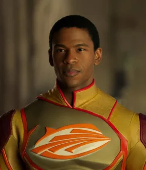 Jupiter’s Legacy Fitz Small Yellow Leather Jacket product image