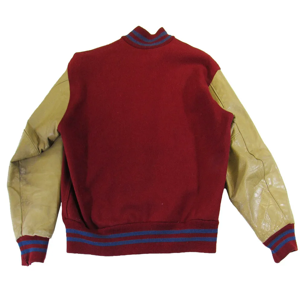 Kansas Jayhawks Red Letterman Jacket Kansas Jayhawks Red Letterman Jacket product image