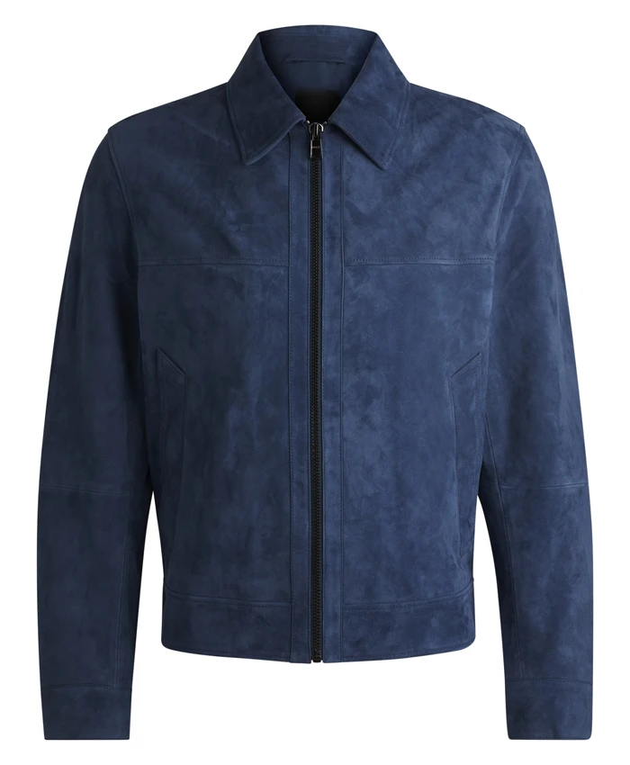 Keith D. Robinson Beyond the Gates S01 Blue Suede Jacket Keith D. Robinson Beyond the Gates S01 Blue Suede Jacket product image