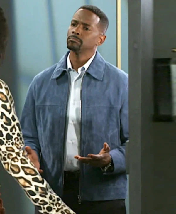 Keith D. Robinson Beyond the Gates S01 Blue Suede Jacket Keith D. Robinson Beyond the Gates S01 Blue Suede Jacket product image