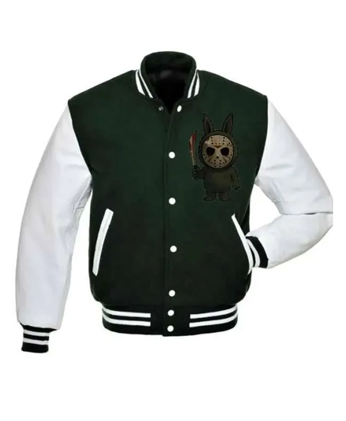 Labubu x Jason Voorhees Varsity Jacket Labubu x Jason Voorhees Varsity Jacket product image