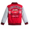Lightning Mcqueen Varsity Bomber Jacket product image