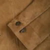 Logan Light Brown Suede Trucker Jacket product image