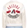 Arizona Diamondbacks Printed Logo Varsity Satin Jacket product image