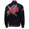 Atlanta Braves Mash Up Navy Jacket Atlanta Braves Mash Up Navy Jacket product image