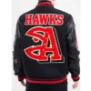 Mashup Atlanta Hawks Black Varsity Jacket product image