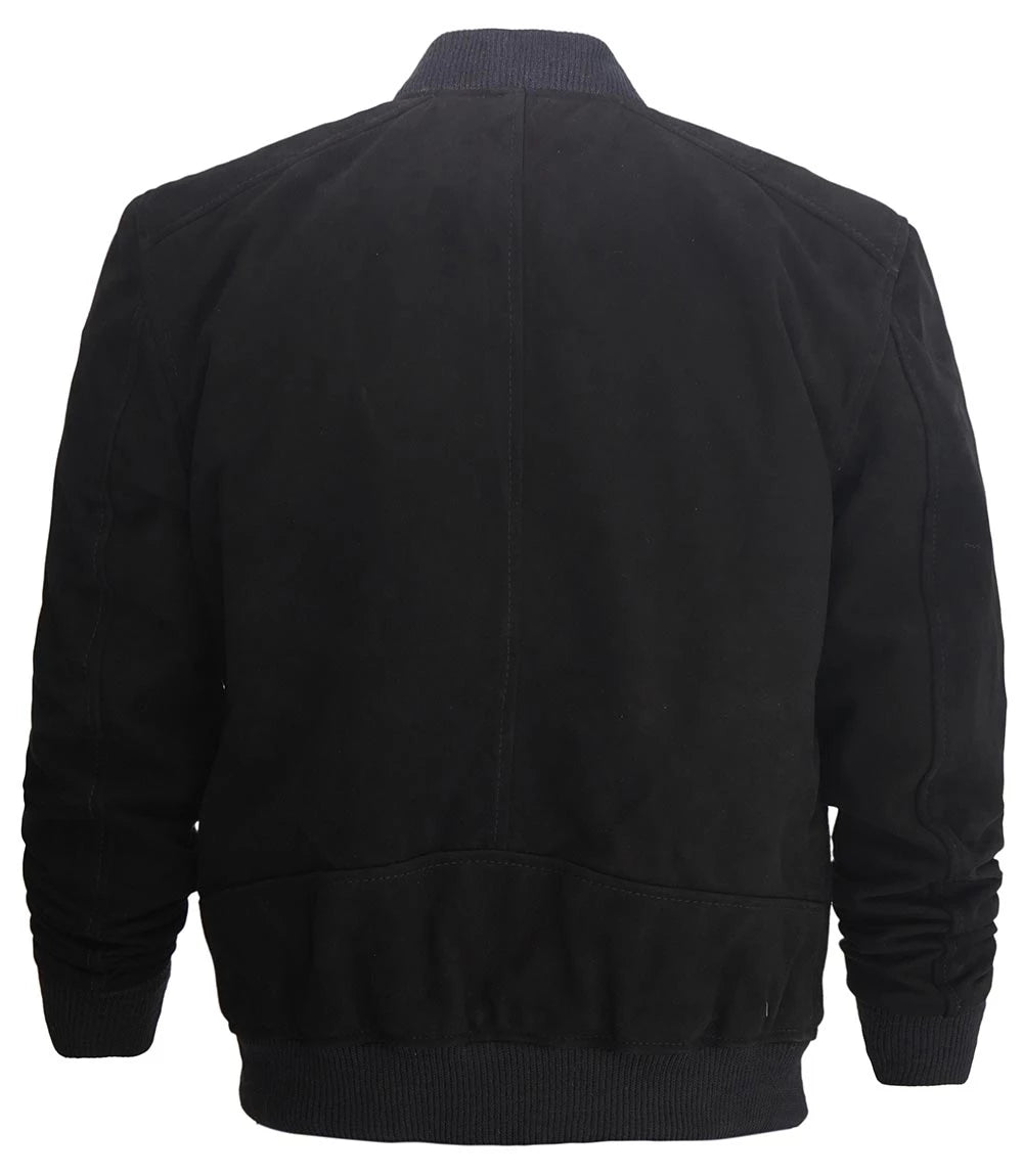 Adamsville Mens Black Suede Jacket Adamsville Mens Black Suede Jacket product image