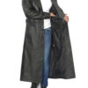 Jackson Men's Black Leather Long Duster Coat product image