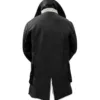 Mens Bane Bomber Real Leather Black Winter Coat product image