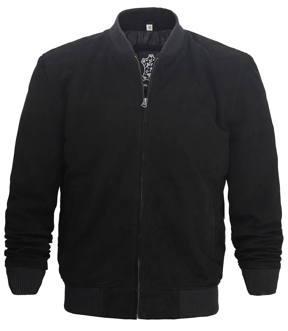 Adamsville Mens Black Suede Jacket Adamsville Mens Black Suede Jacket product image