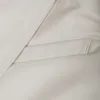 Mens Two Buttons Off White Leather Blazer Mens Two Buttons Off White Leather Blazer product image