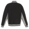 Accent Miami Marlins Varsity Black Wool Jacket Accent Miami Marlins Varsity Black Wool Jacket product image